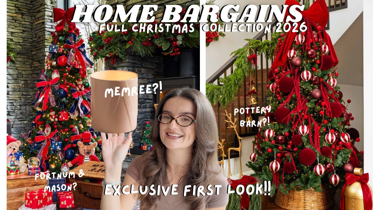 Эксклюзивный *первый взгляд* на рождественскую коллекцию Home Bargains 2026 | НЕВЫПУЩЕННЫЕ темы и...