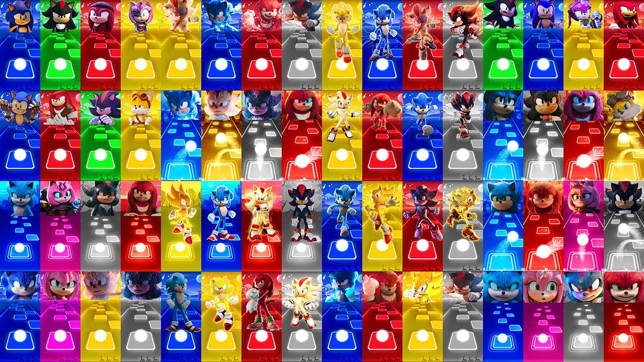 All Characters Super Mega-Mix : Sonic Prime 🔴 Shadow 🔴 Knuckles 🔴 Amy Rose 🔴 Super Shadow 🔴 Knuckles