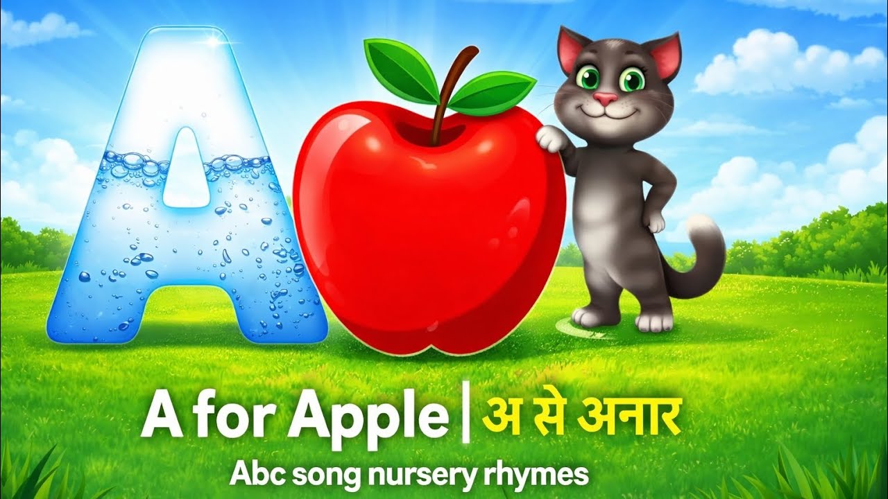 A for apple b for ball ll Alphabet ll Toddlers ll abcd song ll Tannukidszone I phonic song for kids 