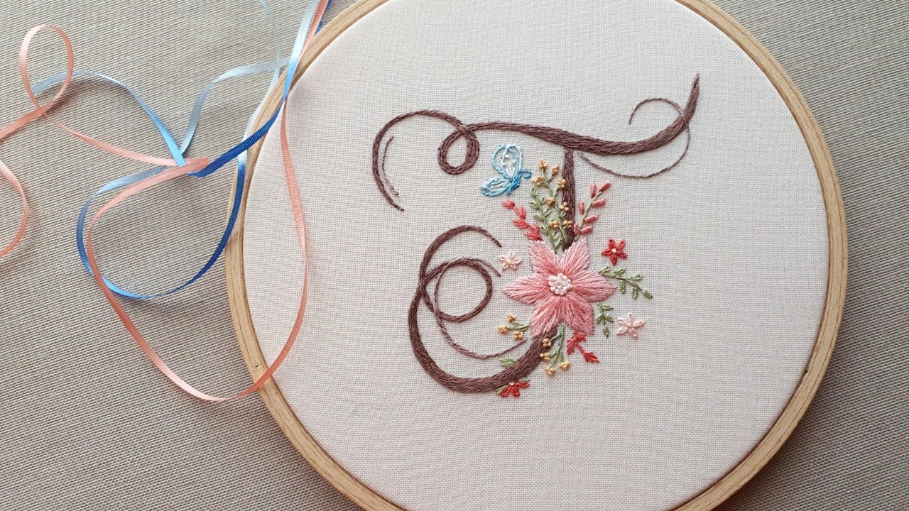 NAKIŞ HARF İŞLEME  | Lazy Daisy, French knot, Bullion Knot Embroidery