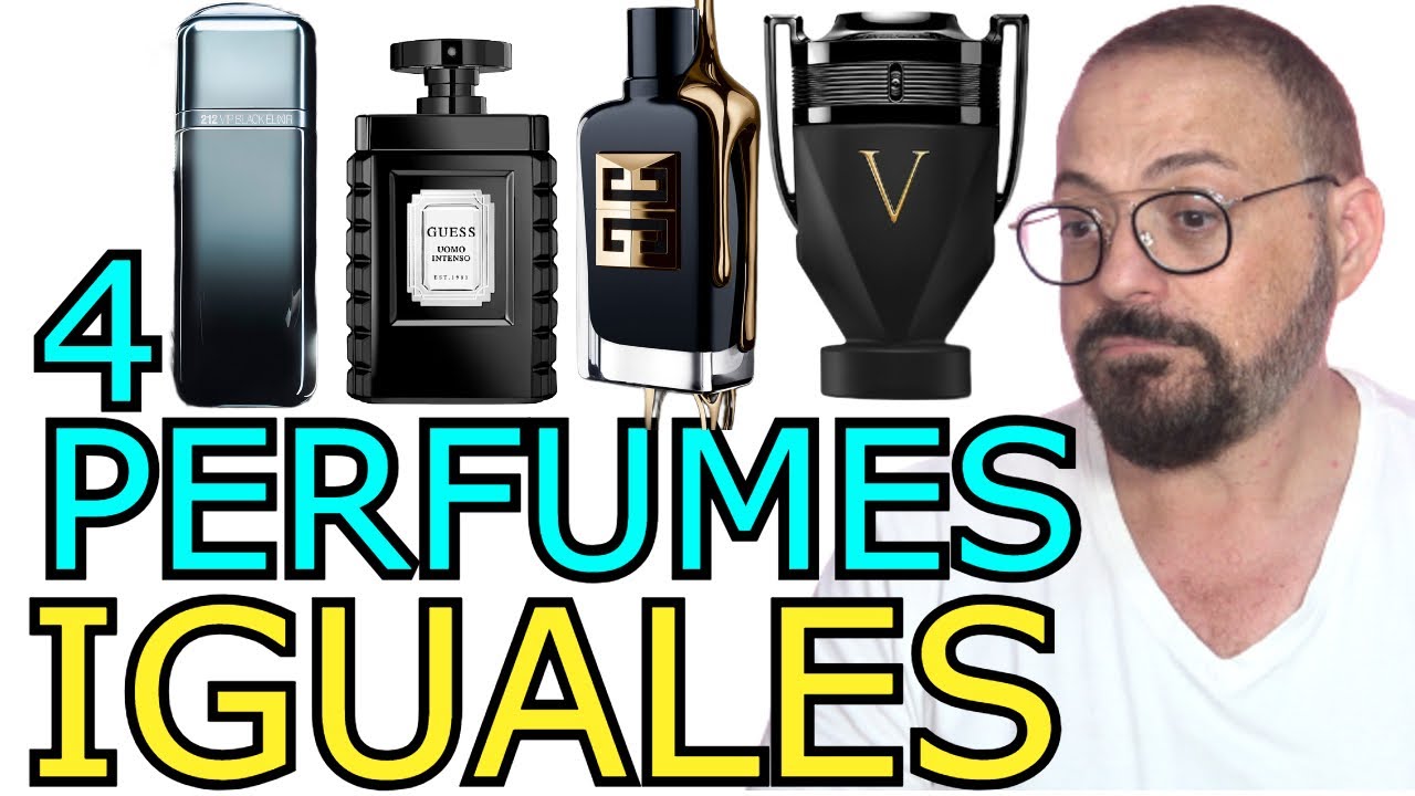 4 PERFUMES CASI IGUALES AL MISMO TIEMPO😲