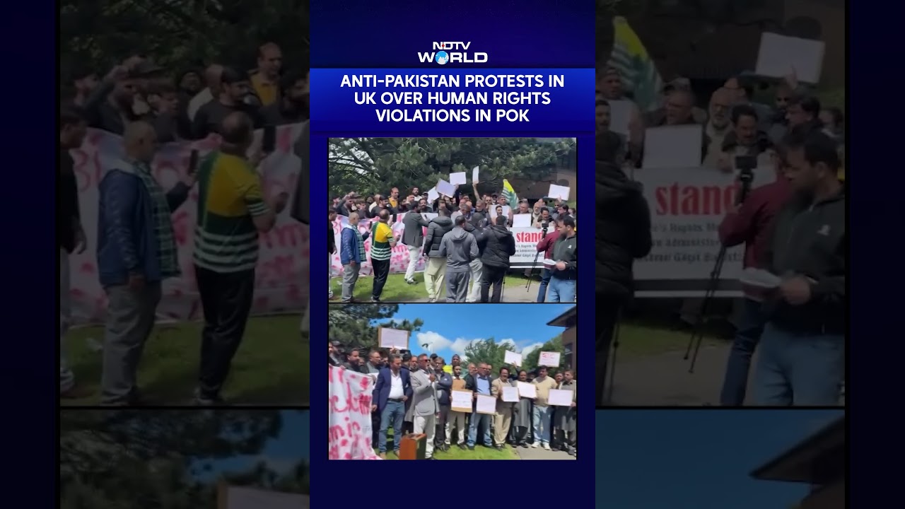 Anti-Pakistan Protest In UK Over Human Rights Violations In PoK