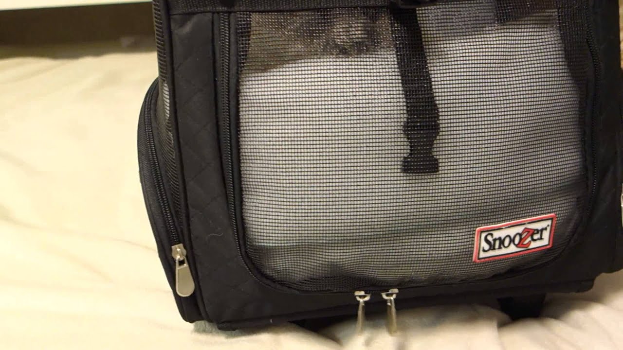 Snoozer Review: Roll Around Travel Pet Carrier Backpack (Medium, Black)
