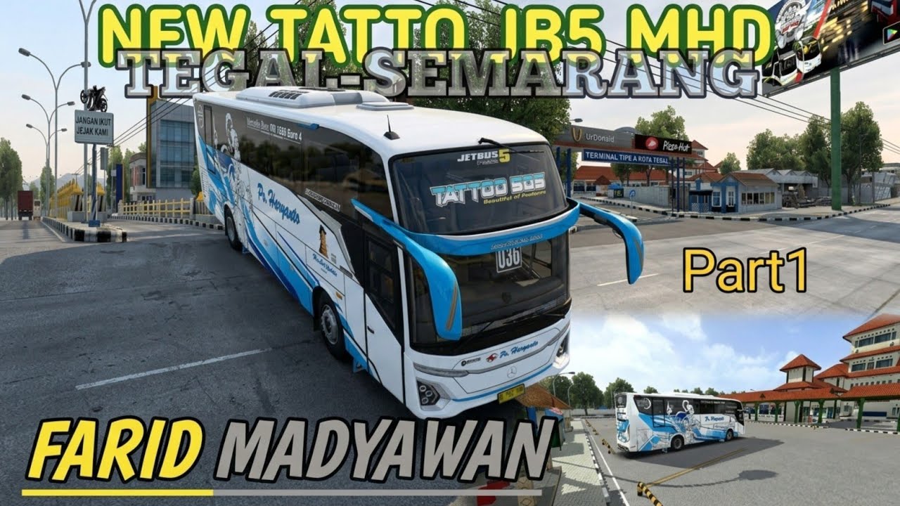 [Road trip Bussid]TENGAL-SEMARANG Haryanto NEW TATTO 