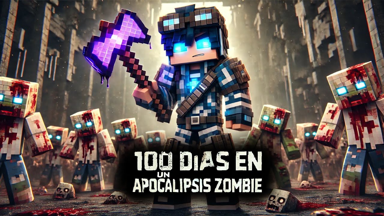 Sobreviví 100 días en un Apocalipsis Zombies MINECRAFT