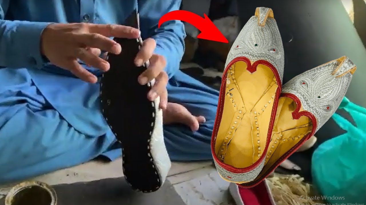 Handmade Leather Shoes | Ingenious Shoe Making Craftsmanship | Khussa