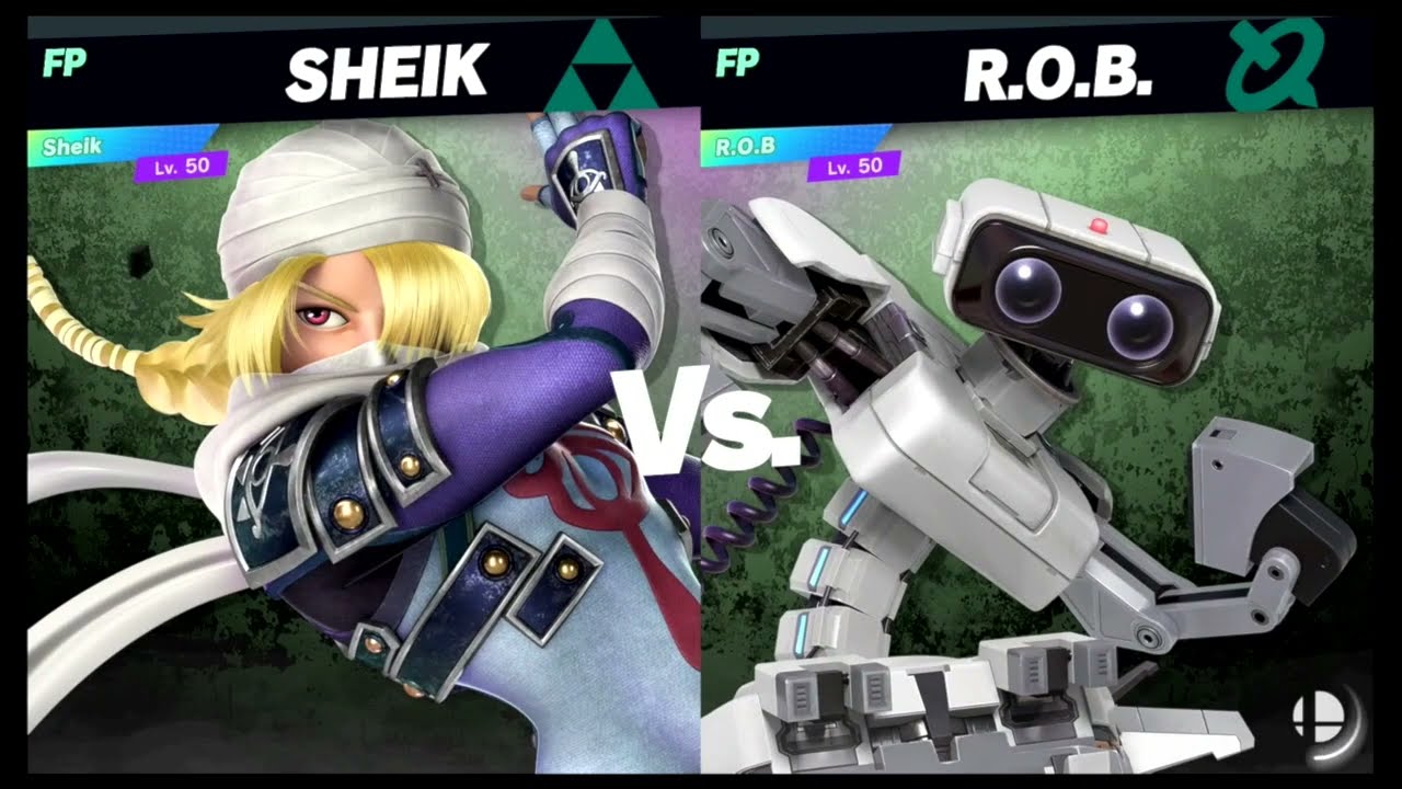 Super Smash Bros Ultimate Amiibo Fights – Sheik vs the World #40 Sheik vs ROB