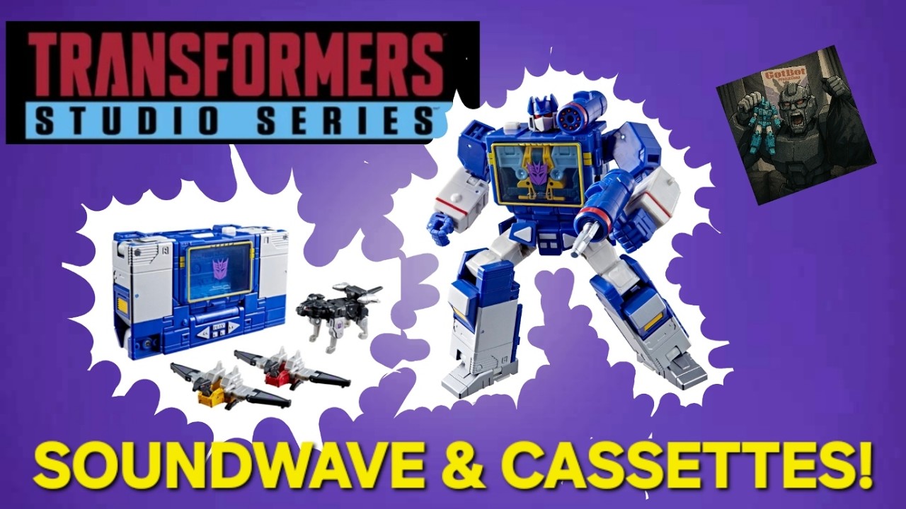 Набор Transformers Studio Series 86 Movie Soundwave и кассеты - GotBot True Review, номер 1348
