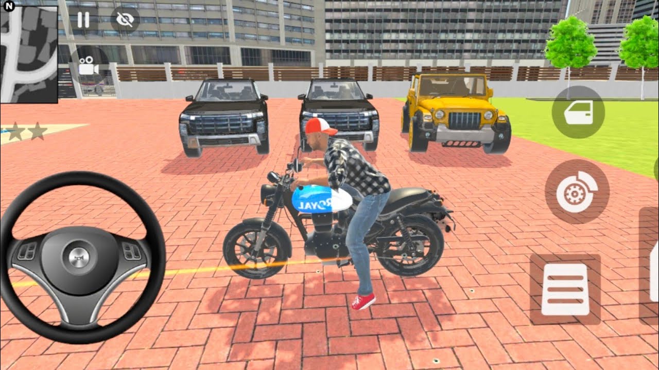 🎮 Franklin order by 2️⃣ Black 🖤 Fortuner And 1️⃣ Goalden Thar In indian 🇮🇳 Theft Auto Simulator