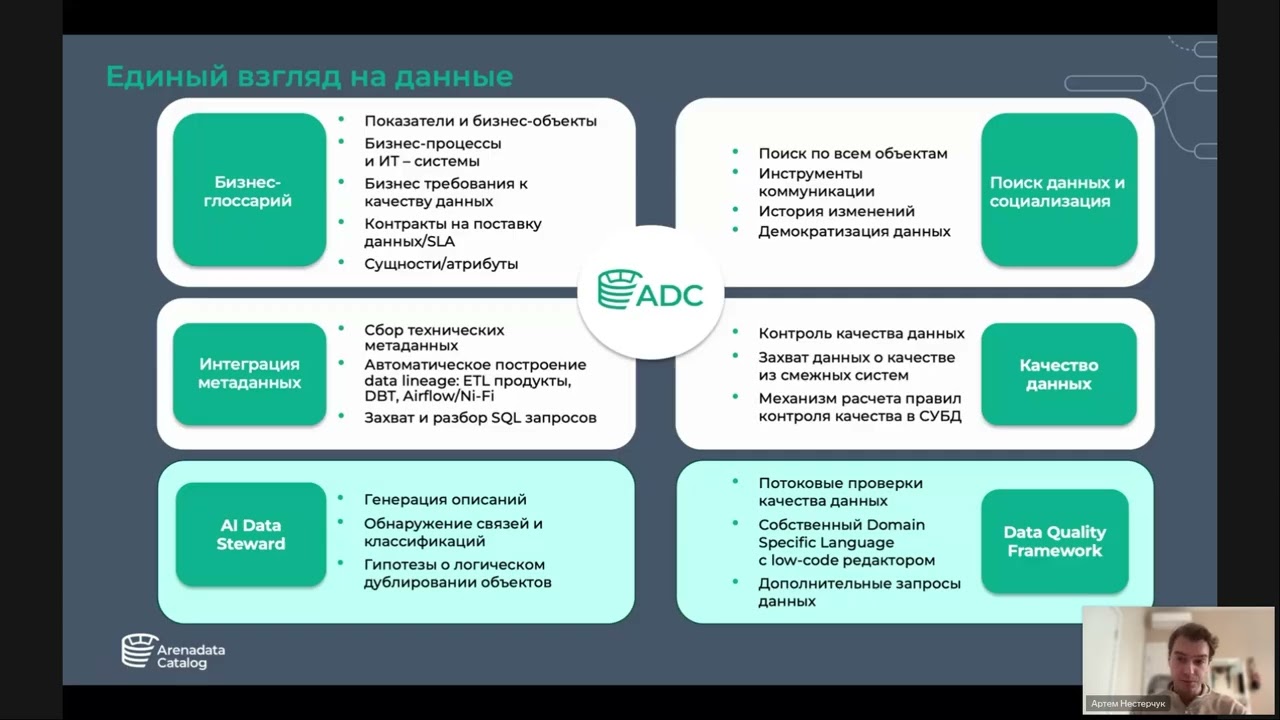 Arenadata Catalog: управление данными современного предприятия