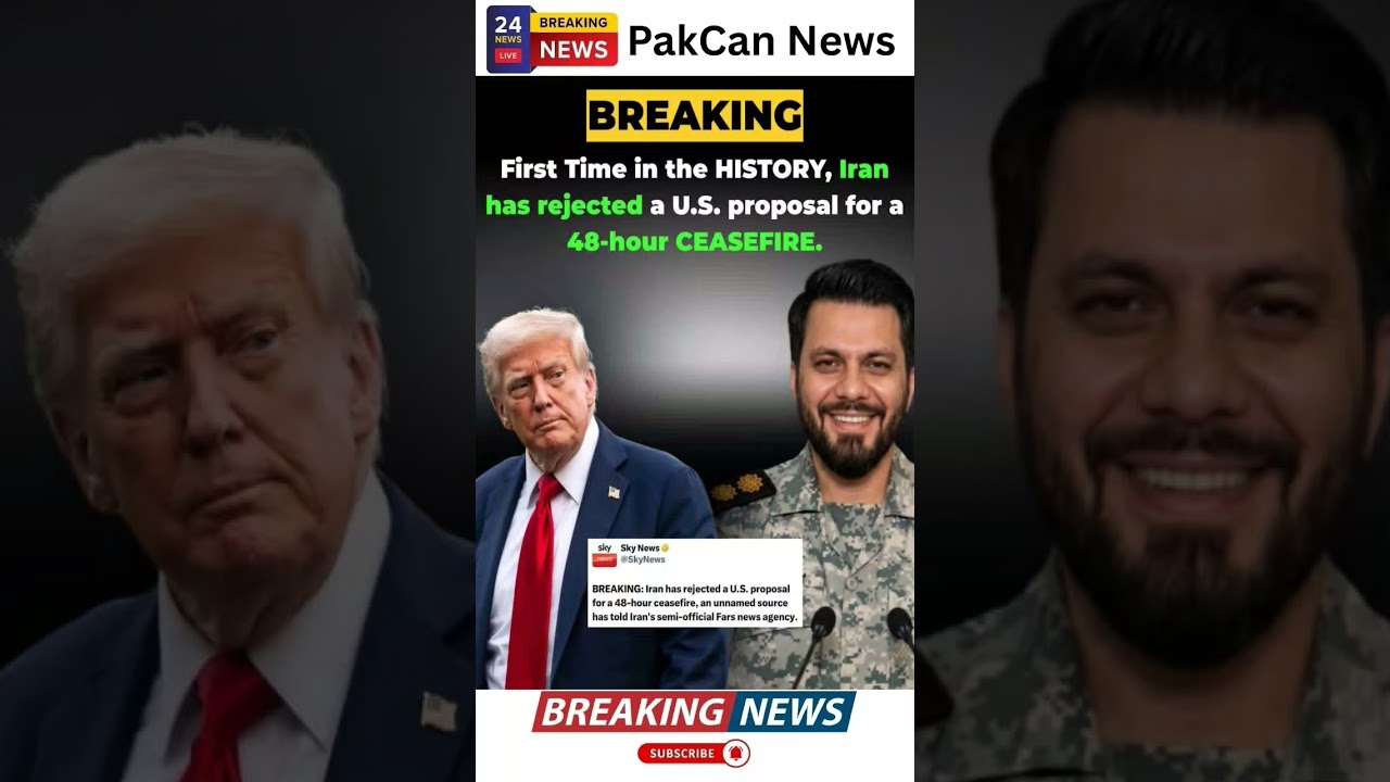 Iran Rejects US 48-Hour Ceasefire &mdash; War Intensifies Without Pause | PakCan News