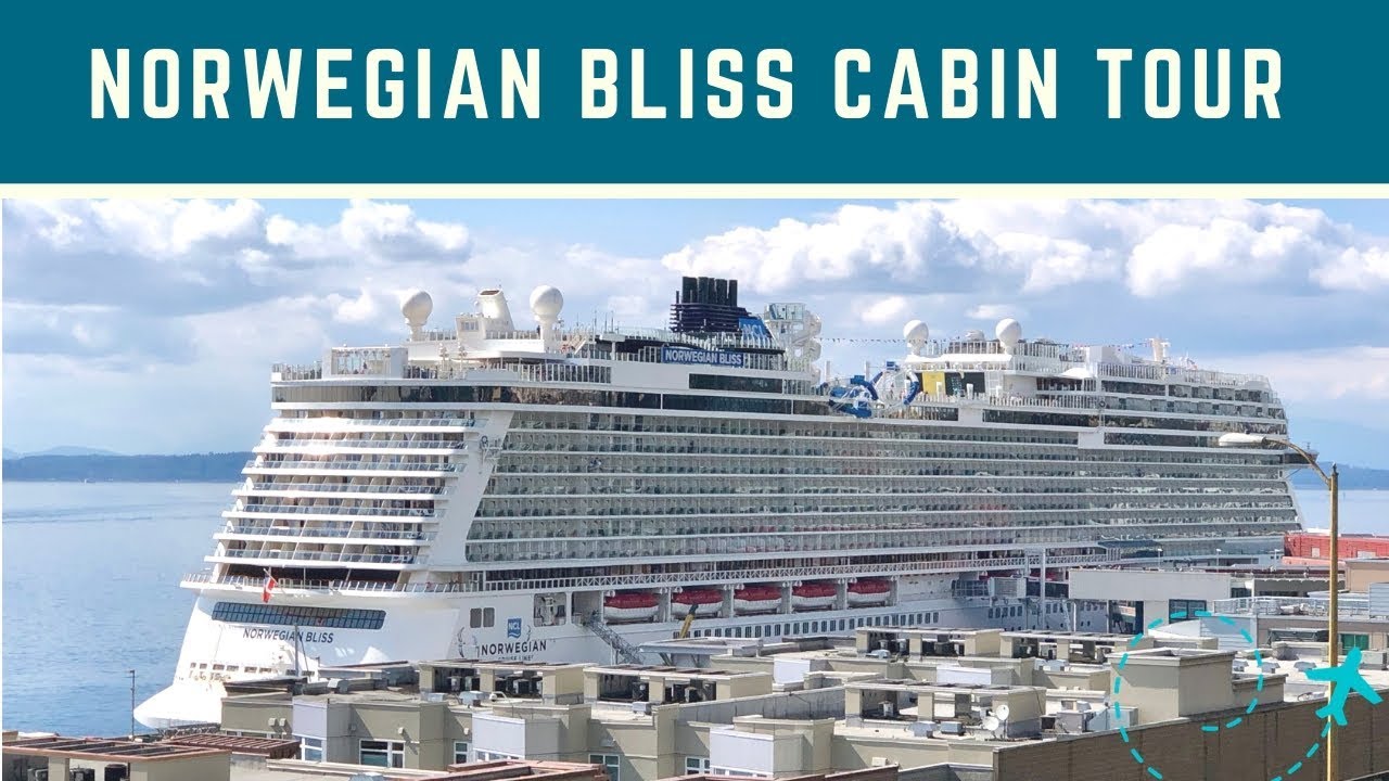 Norwegian Bliss Room Mid-Ship Balcony Cabin Tour of Room 9780