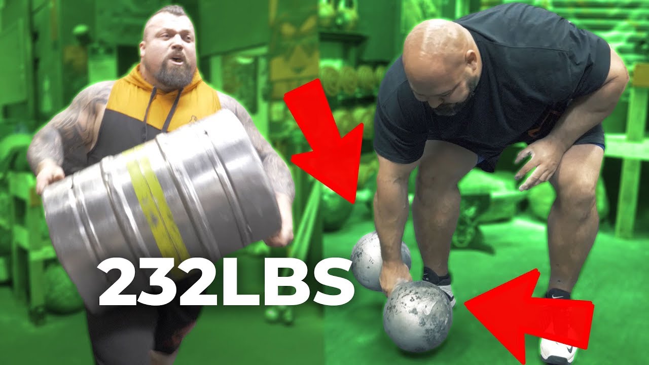 LIFTING THE UNLIFTABLE DUMBBELL | KEG RUN | EDDIE HALL