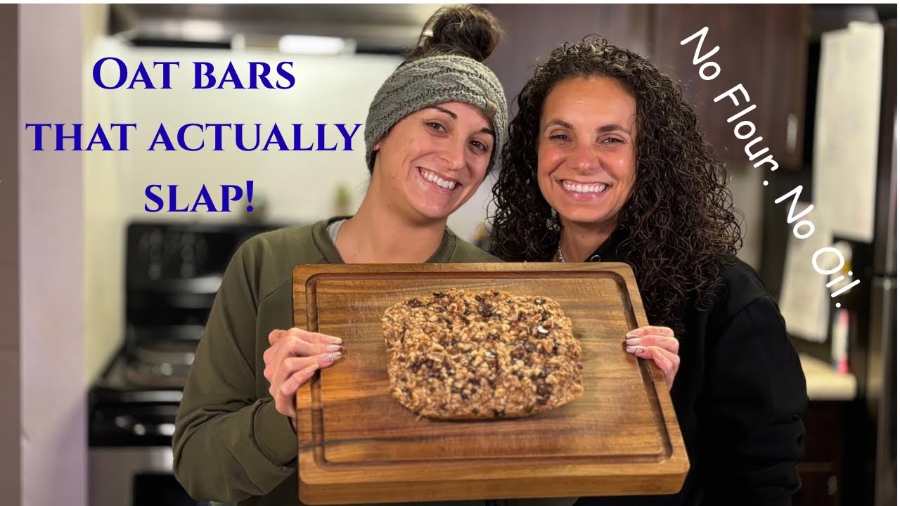 19. Banana Walnut Chocolate Chip Oat Bars (One-Bowl & Vegan)