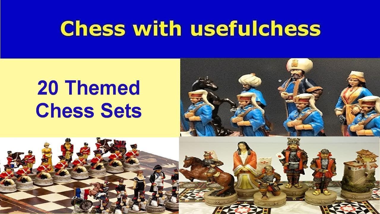 20 Themed Chess Sets: Ottoman, Viking,  Samurai, Pirates, Robin Hood ...