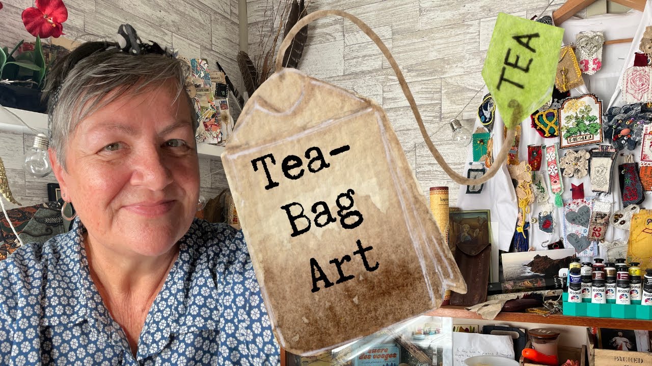 How to make Large Journal Pages from Tea Bags | Junk Journal & Art Journal DIY