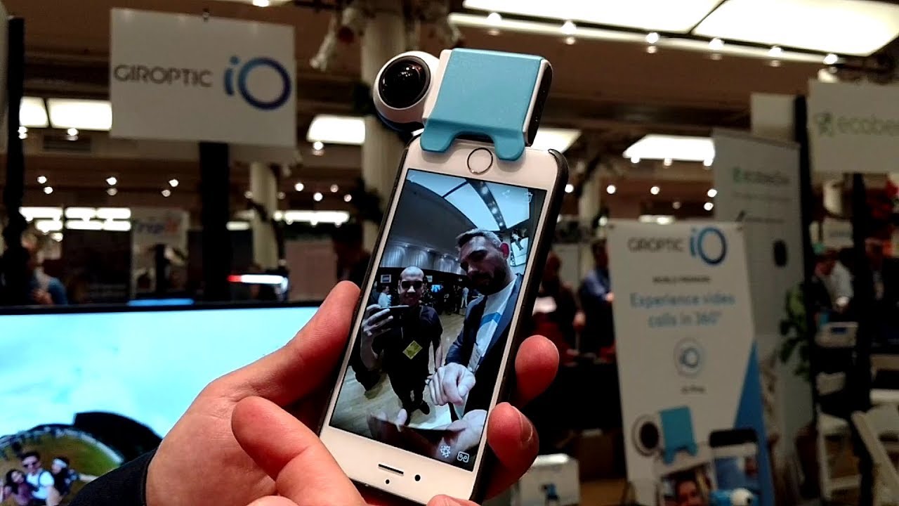 Giroptic iO HD 360 degree camera for iPhone and Android Smartphones