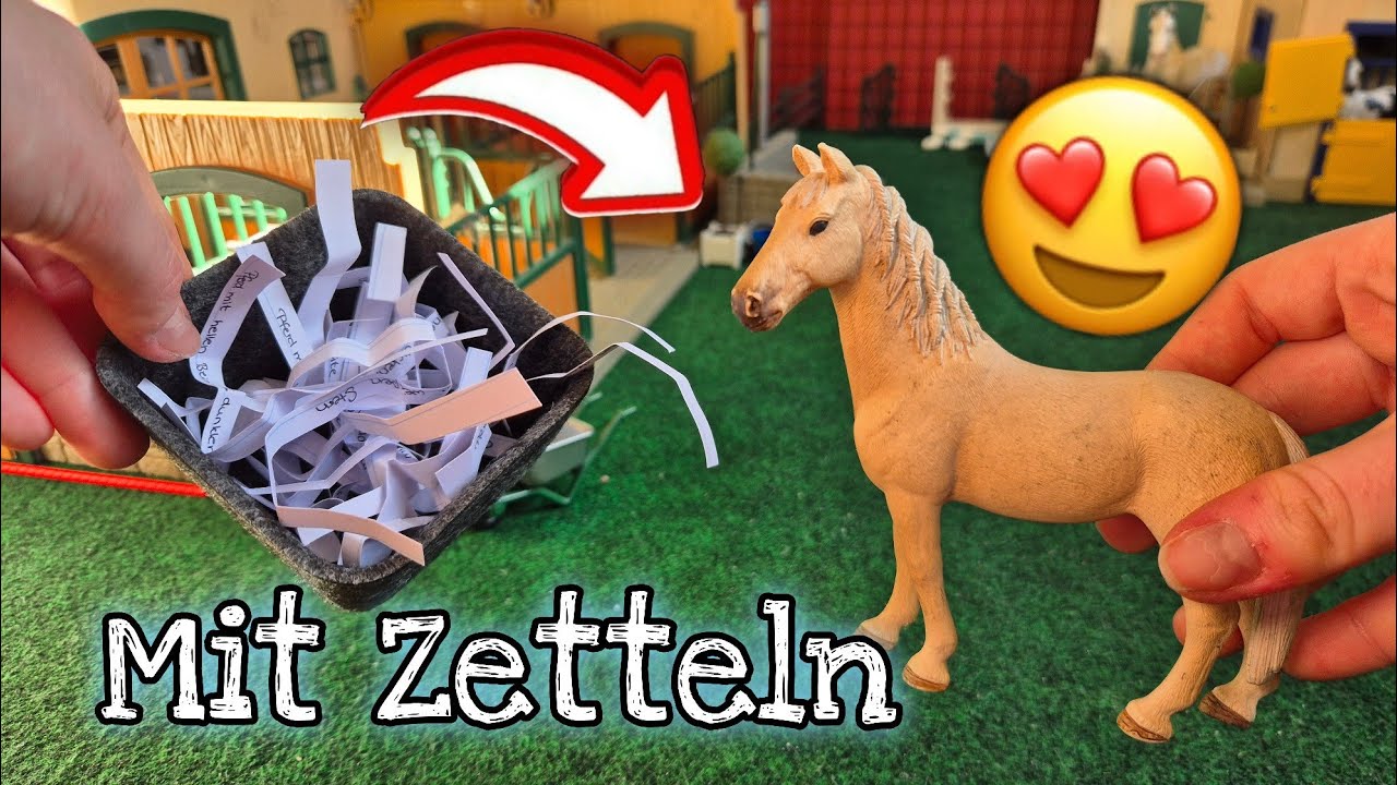 PFERD ab in deine Box mit ZETTELN 🔢🐴☘️Schleich Video