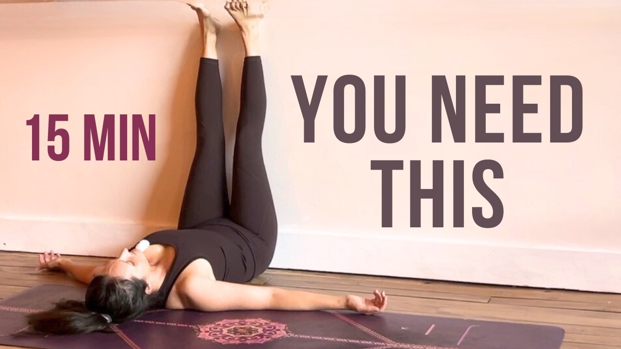 15 Min Gentle Yoga Stretch For Full Body Release - Stress Anxiety Overwhelm