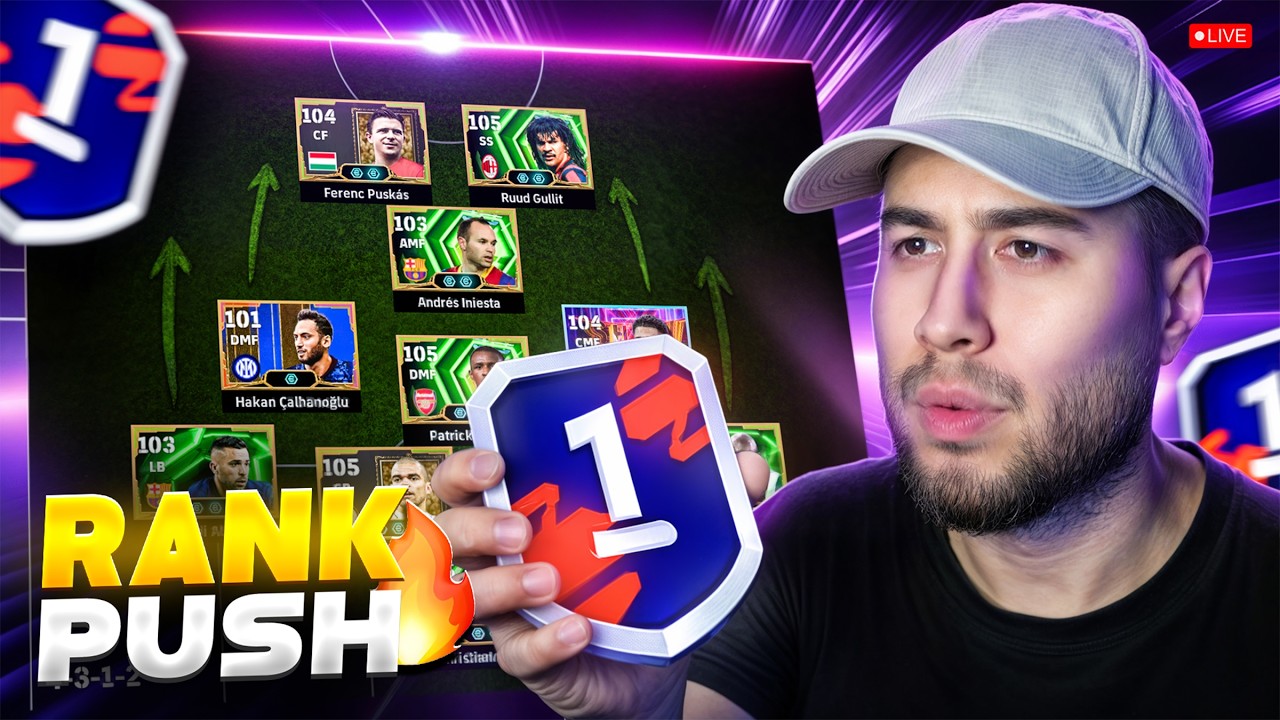🔴 LIVE - MONDAY UPDATE 🤔 RANK PUSH | EFOOTBALL 2026 #INDOSQUAD