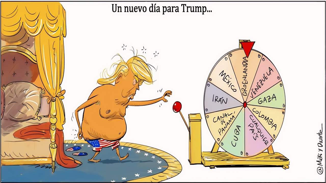 Viñetas Políticas 16-01-2026 🇪🇸 | Humor Satírico + Geopolítica LATAM y USA (Trump, Venezuela, Cuba)