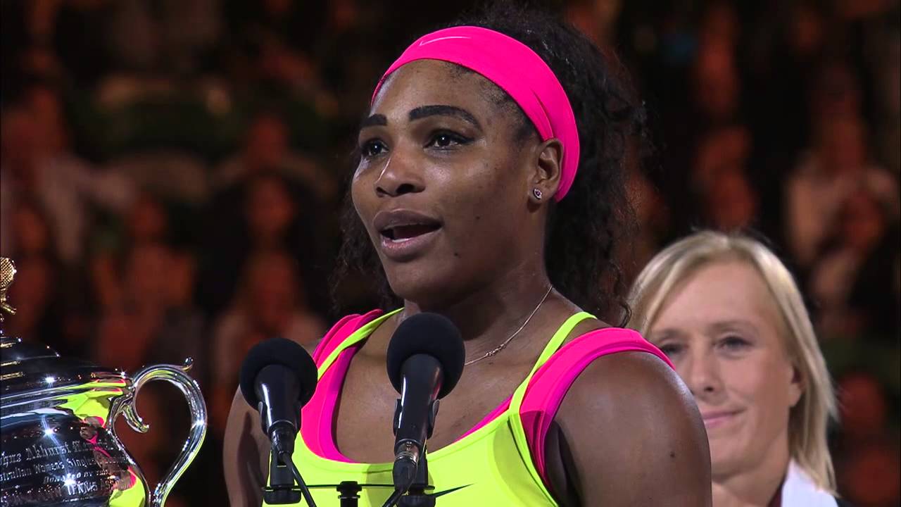 Serena Williams Winning Speech (Final) | Australian Open 2015