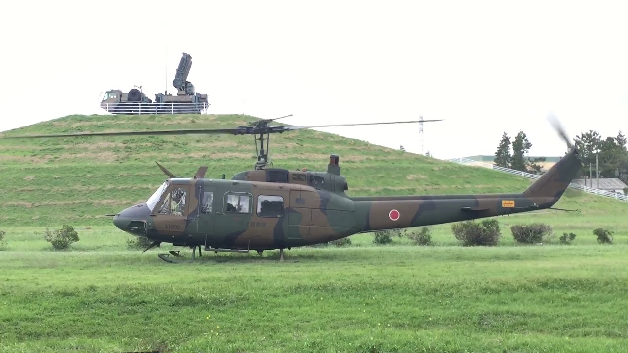 UH-1J エンジン始動〜離陸