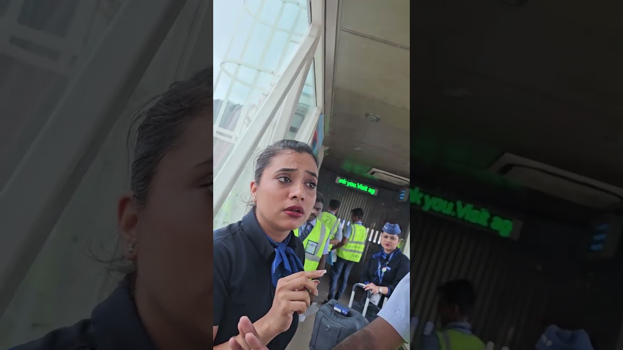 Indigo air hostess abused and harrased so bad a father and a son with full fever but she harrased