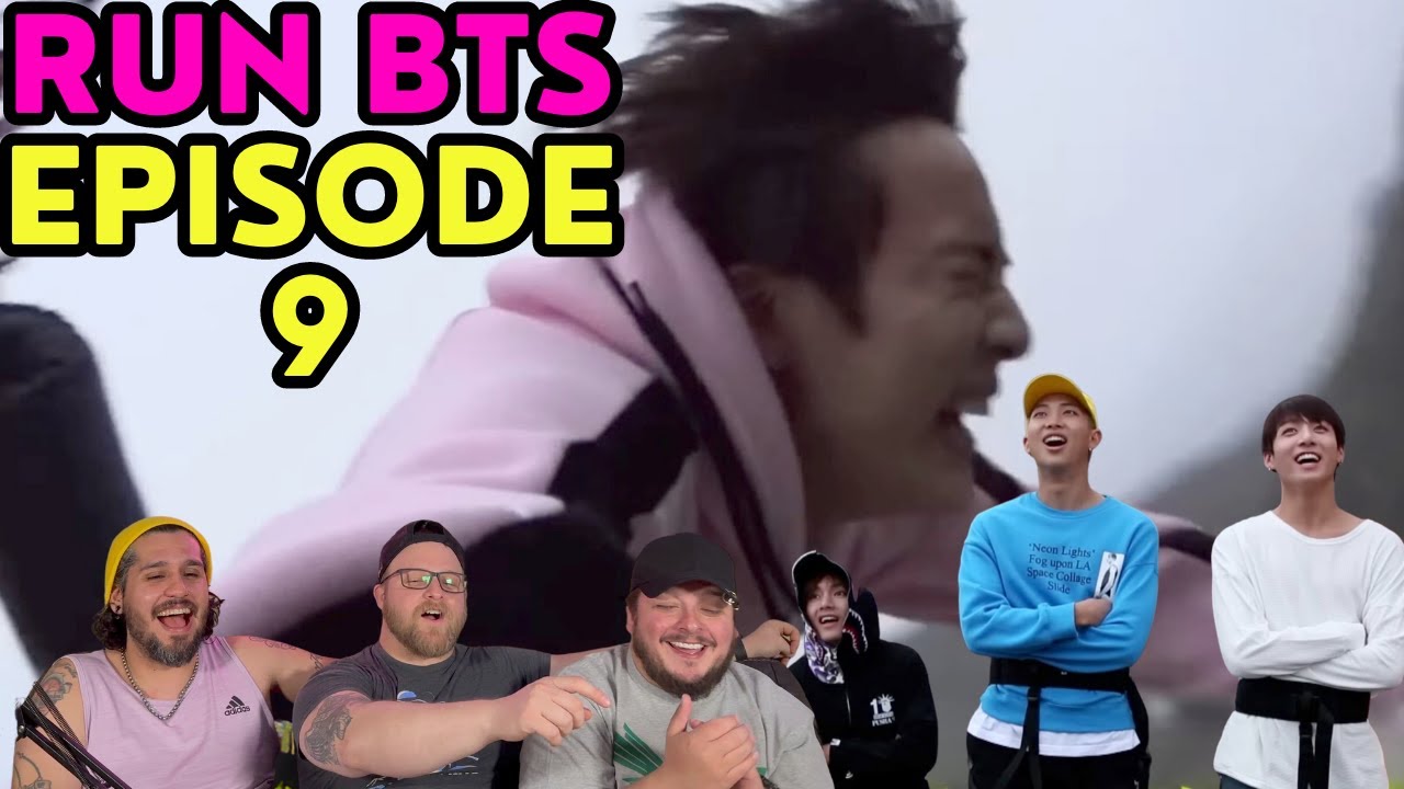 BTS BUNGIE JUMP! Run BTS! EP.9 REACTION