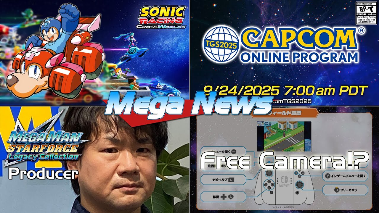 Mega Man Leaked for Sonic Racing, Star Force Collection News at TGS, & New MM Producer!?