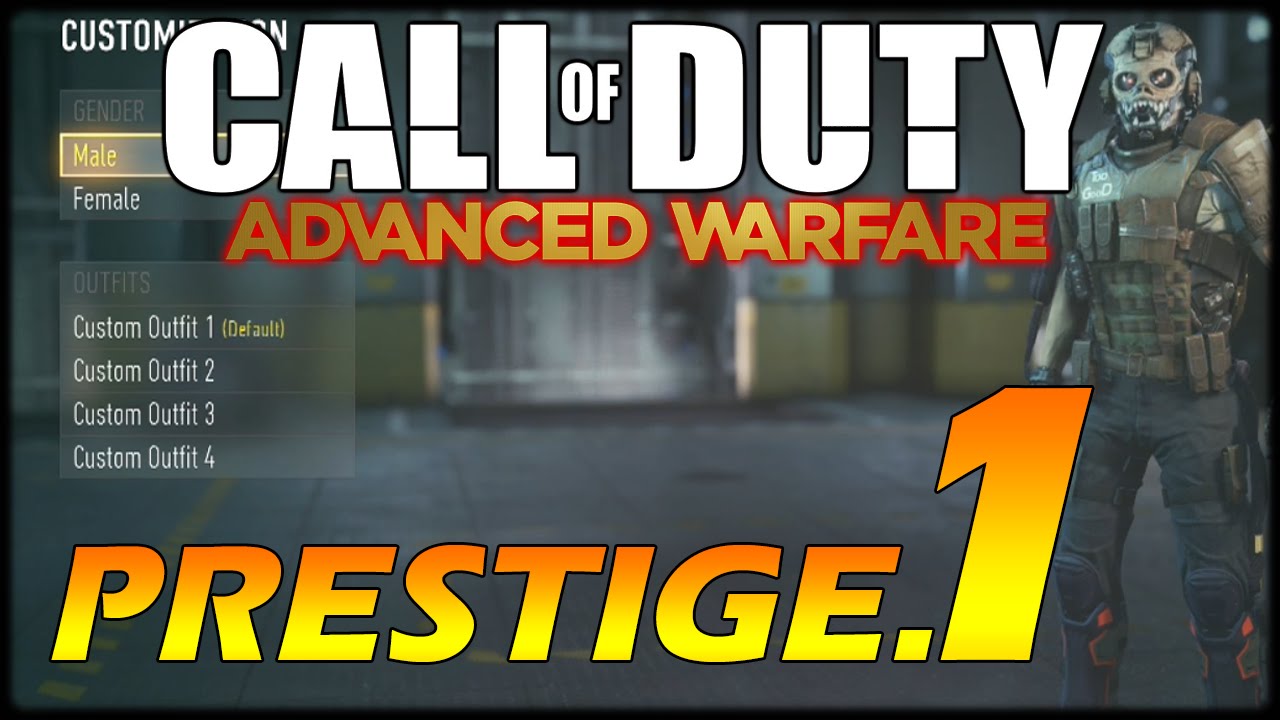 ADVANCED WARFARE Prestige 1 - Class set up, Stats and more (COD AW Multiplayer 1st prestige)