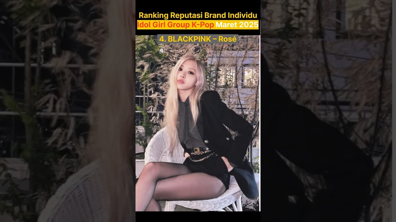 Ranking Reputasi Brand Individu Idol Girl Group K-pop Maret 2025