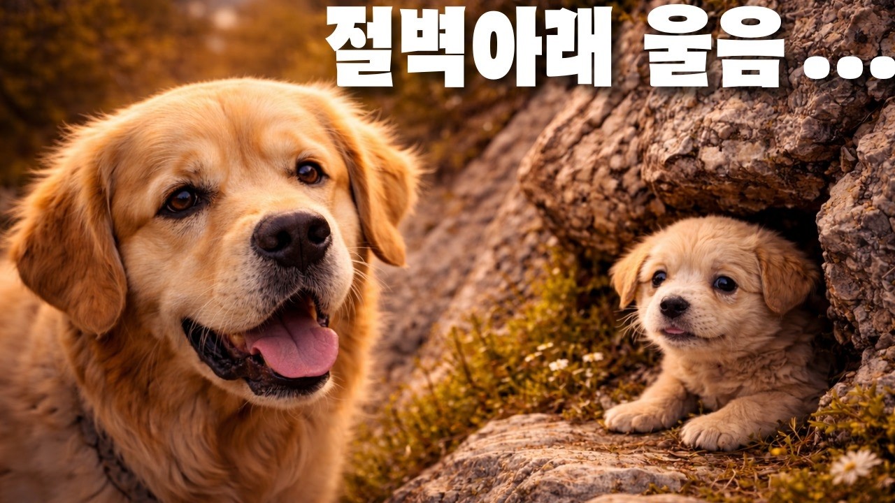 He Heard the Cry… 리트리버가 발견한 절벽 아래 강아지