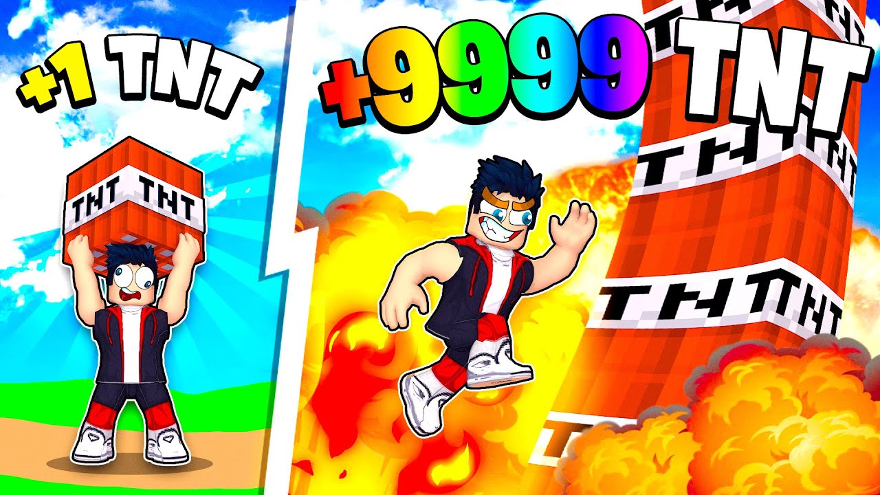 EXPLOSER ROBLOX AVEC DES TNT INFINIES ♾ MINECRAFT !! (🧨+1 TNT Every Second)