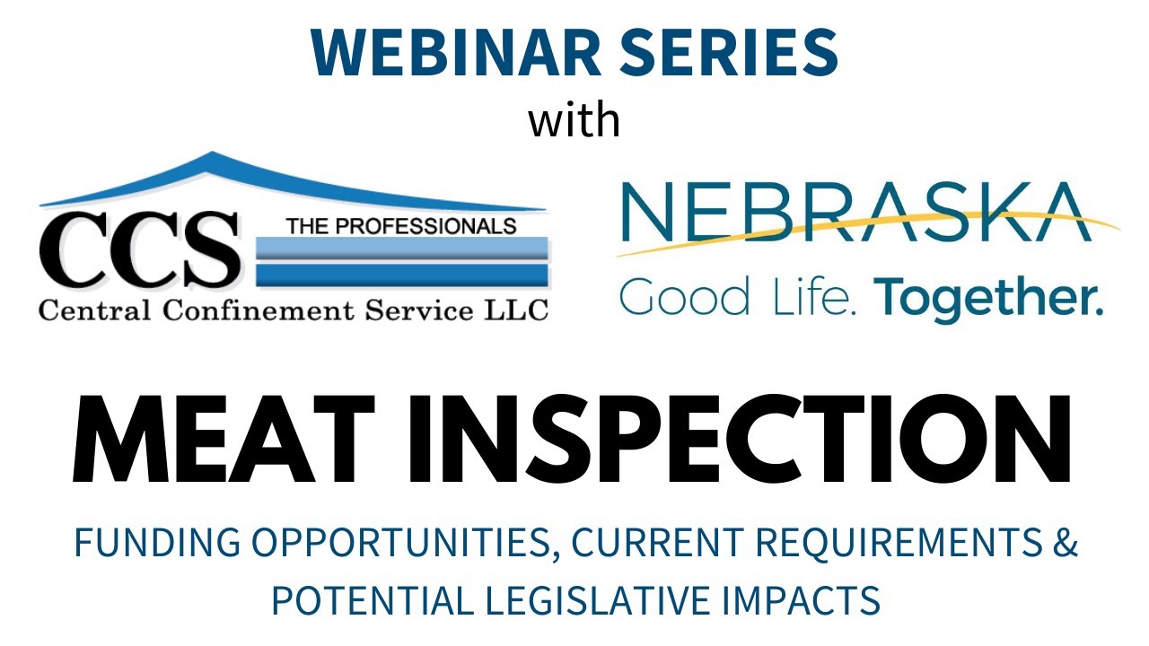 Meat Inspection: Legislative Update - CCS Webinar Series