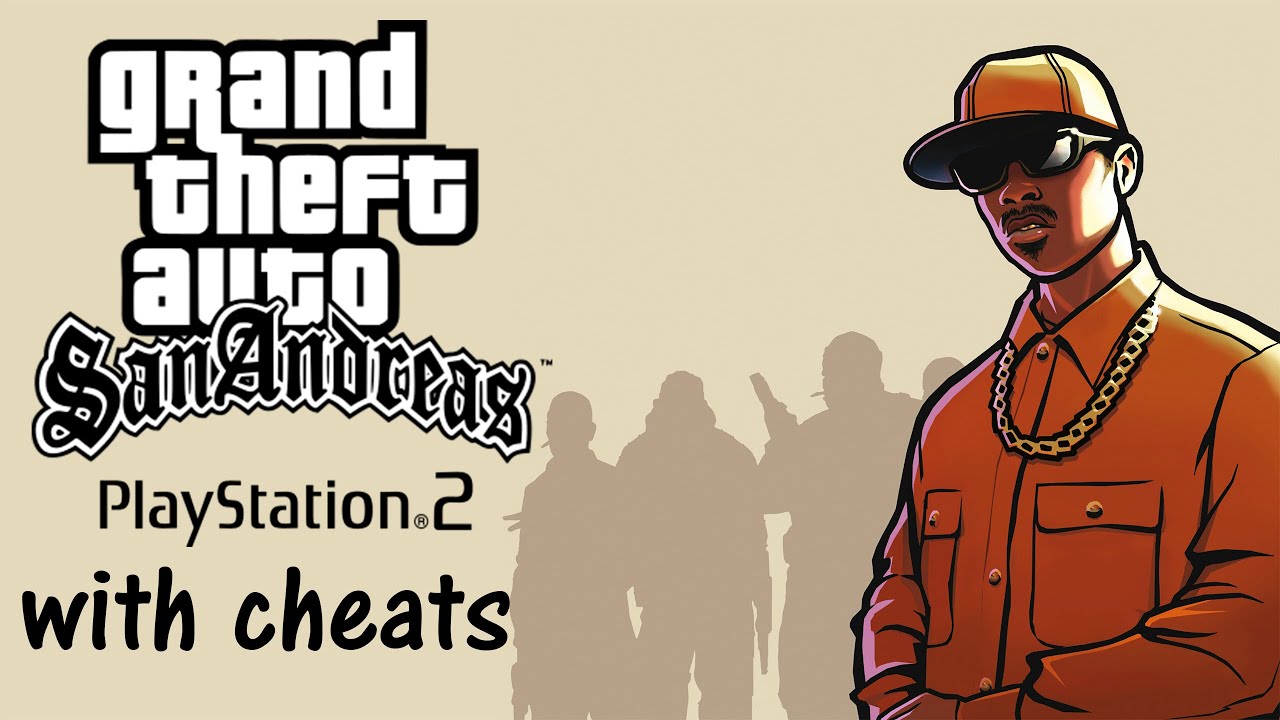 GTA San Andreas on Real PlayStation 2 Hardware with Cheats Playthrough - 1440p