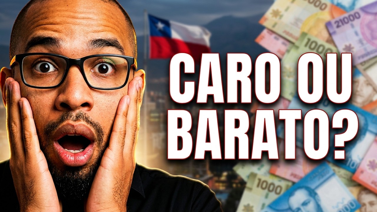 Viver no Chile com POUCO Meu Custo de Vida REAL para Solteiros!