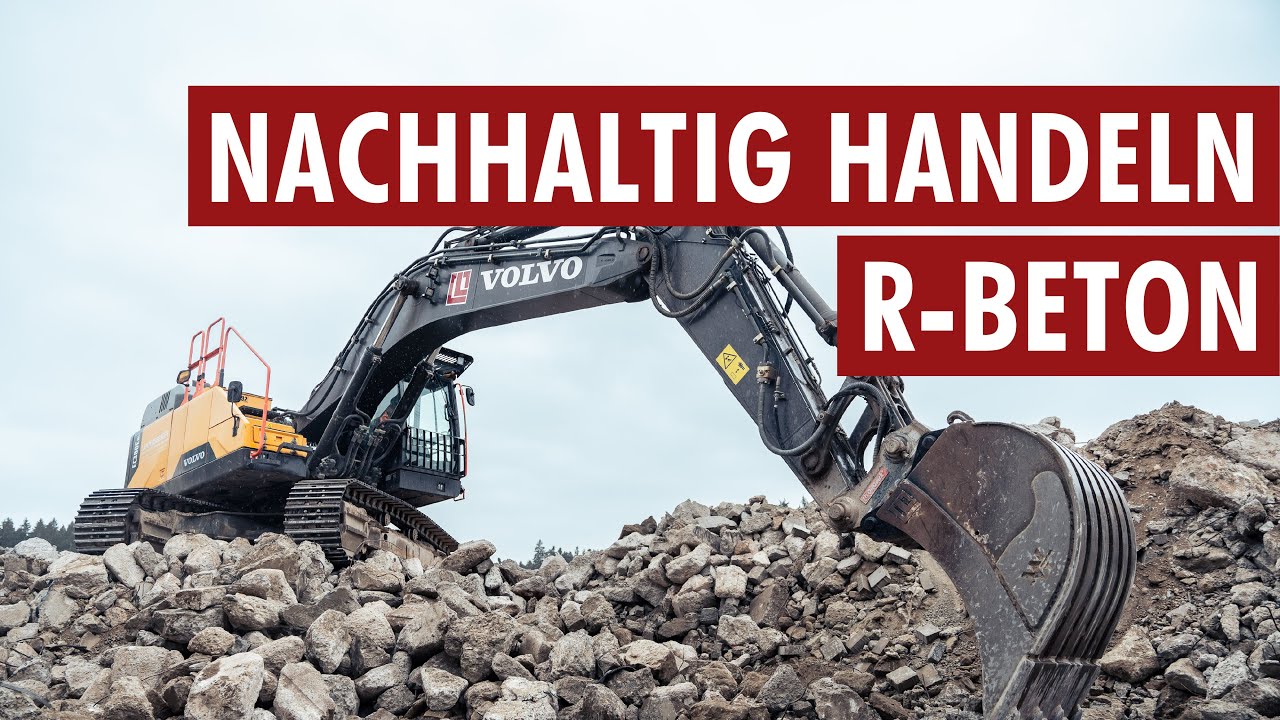 Produktion von ressourcenschonendem Beton