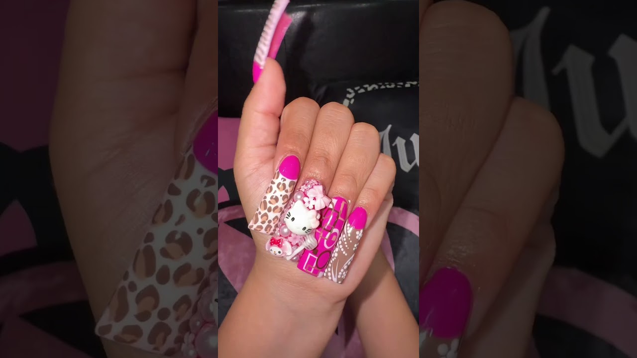 Got myself some cutie 2000s duck nails🩷 #mcbling #2000saesthetic #nailart #y2k #ducknails