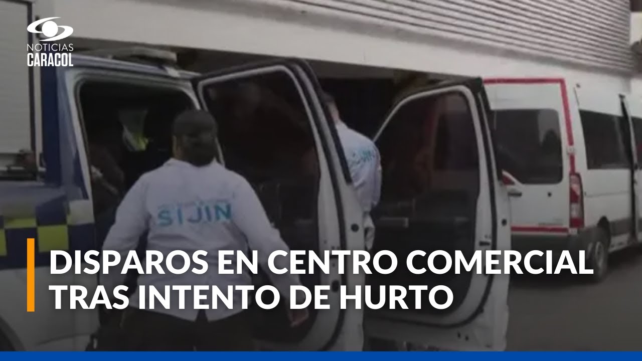 Intento de hurto a joyería termina en intercambio de disparos en centro comercial de Bucaramanga