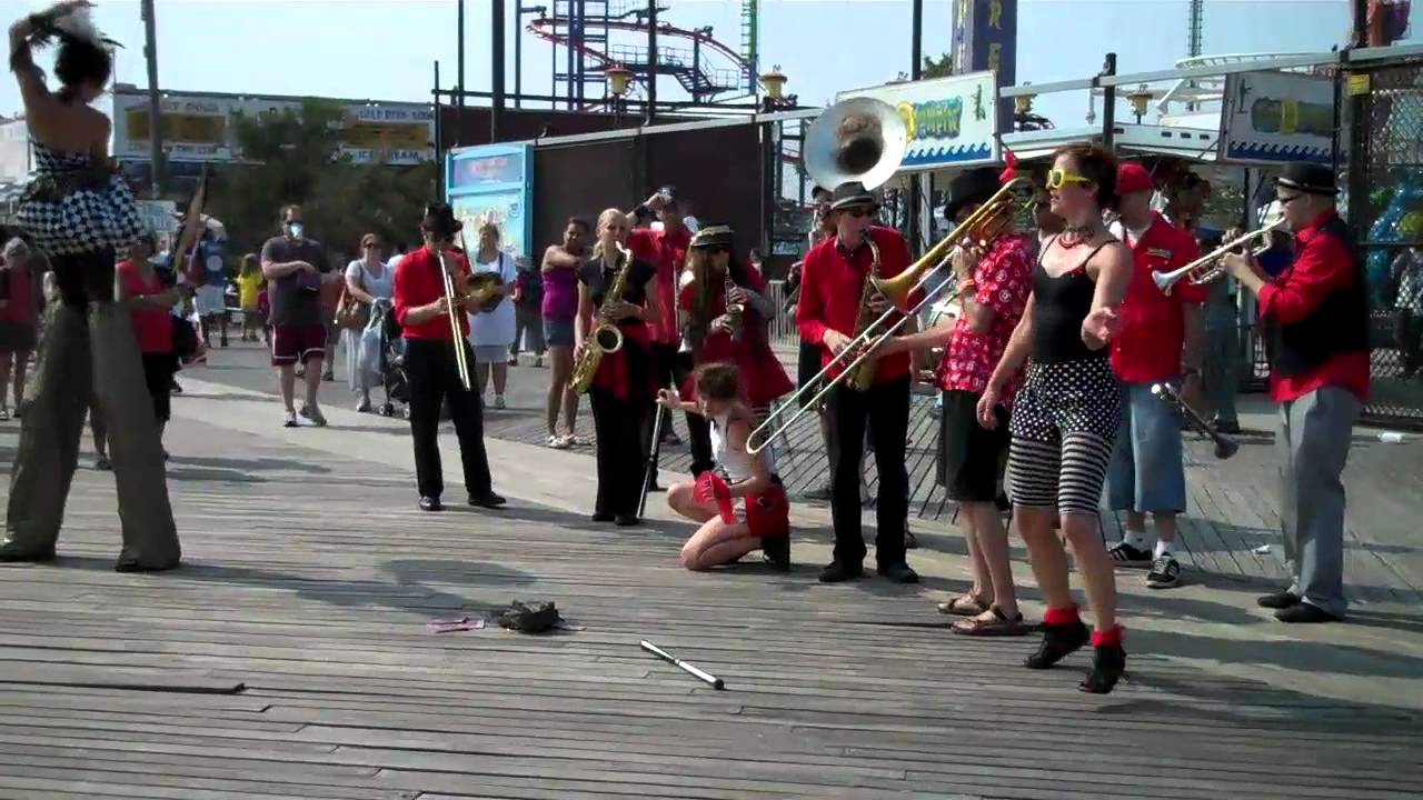 The Hungry March Band at Deno's Wonder Wheel Park