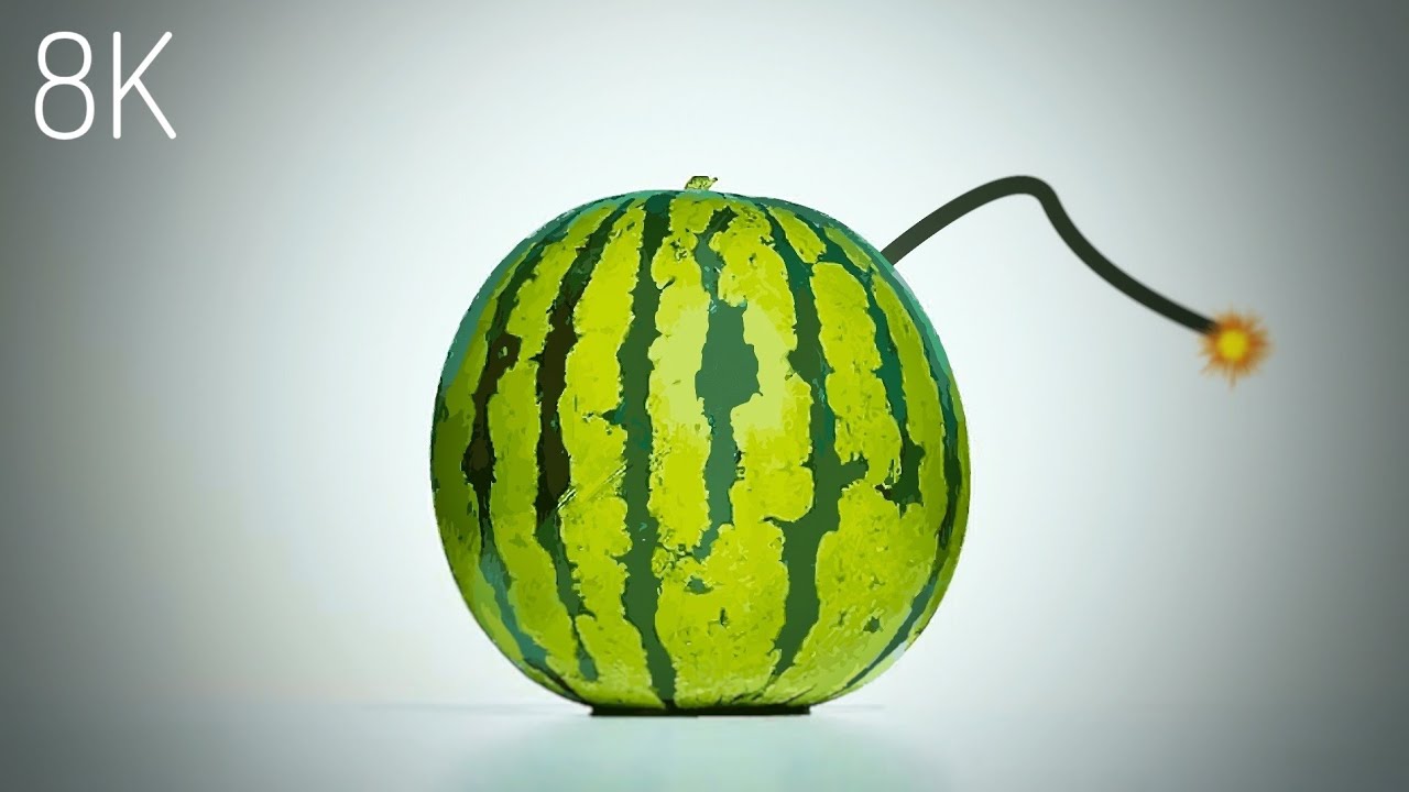 Let's blow up this Watermelon 🍉 Explosive 1 Minute Timer 💣
