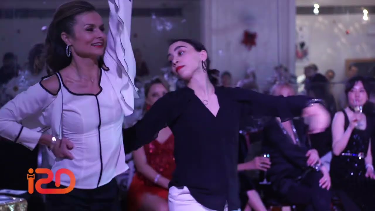 ‘Black and White Christmas’ show dance at Inspiration 2 Dance studio party