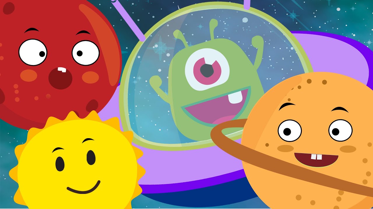 The Planet Song | Nursery Rhyme With Lyrics | Solar System Song | Learning Planets For Children