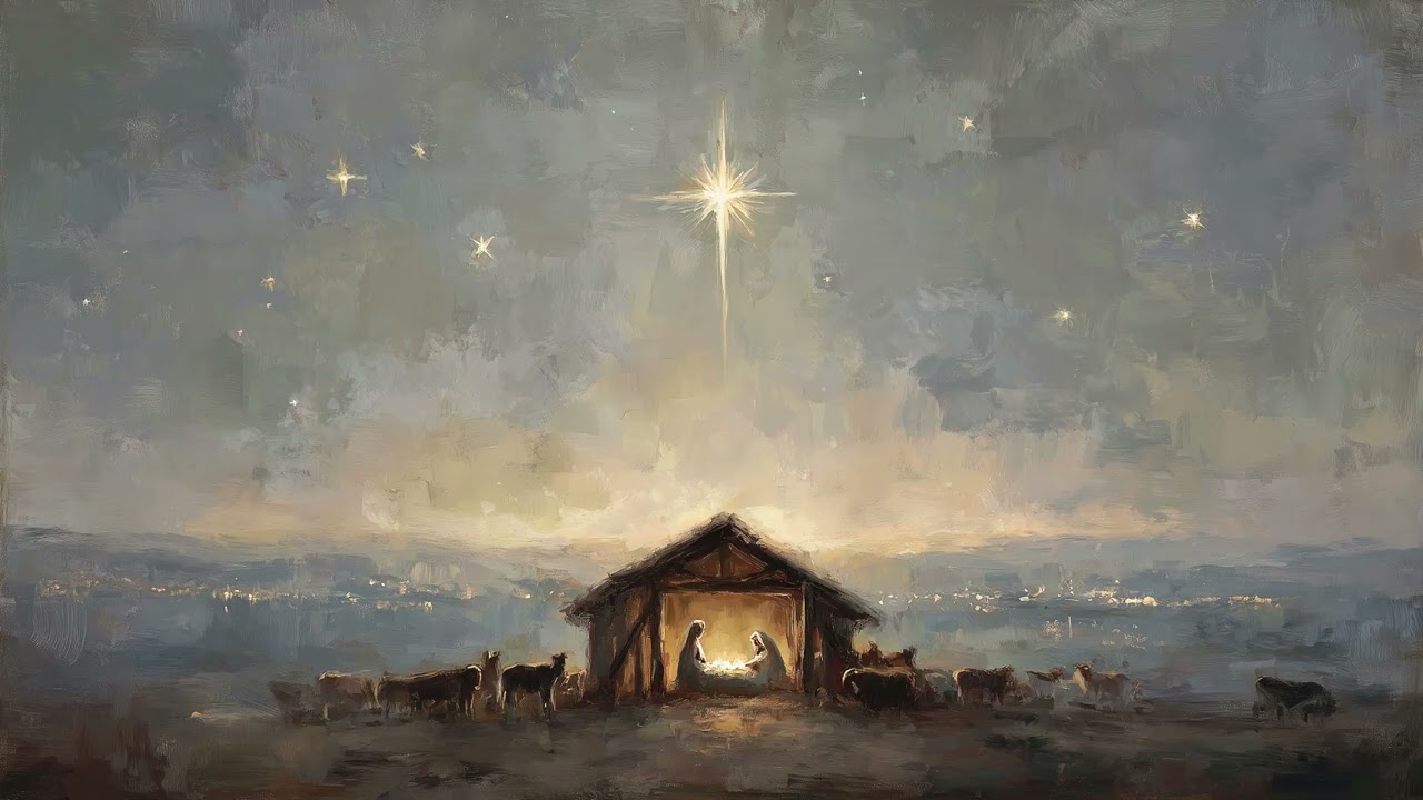 🌟Star of Bethlehem Nativity Scene &ndash; Peaceful Christmas TV Wallpaper | Holy Night Ambience (4K)