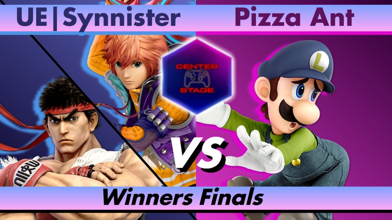 Center Stage #117 - UE Synnister (Shulk/Ryu) vs Pizza Ant (Luigi) - Super Smash Bros Ultimate SSBU