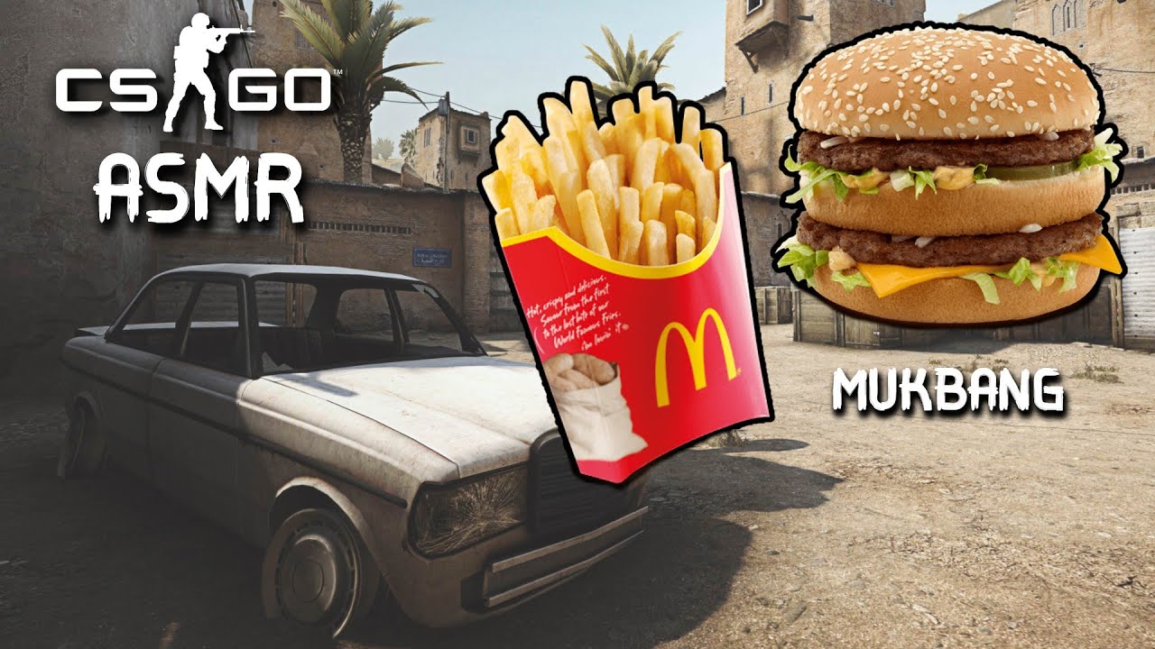 ASMR Gaming | CS:GO MCDONALDS MUKBANG + No Talking 💤