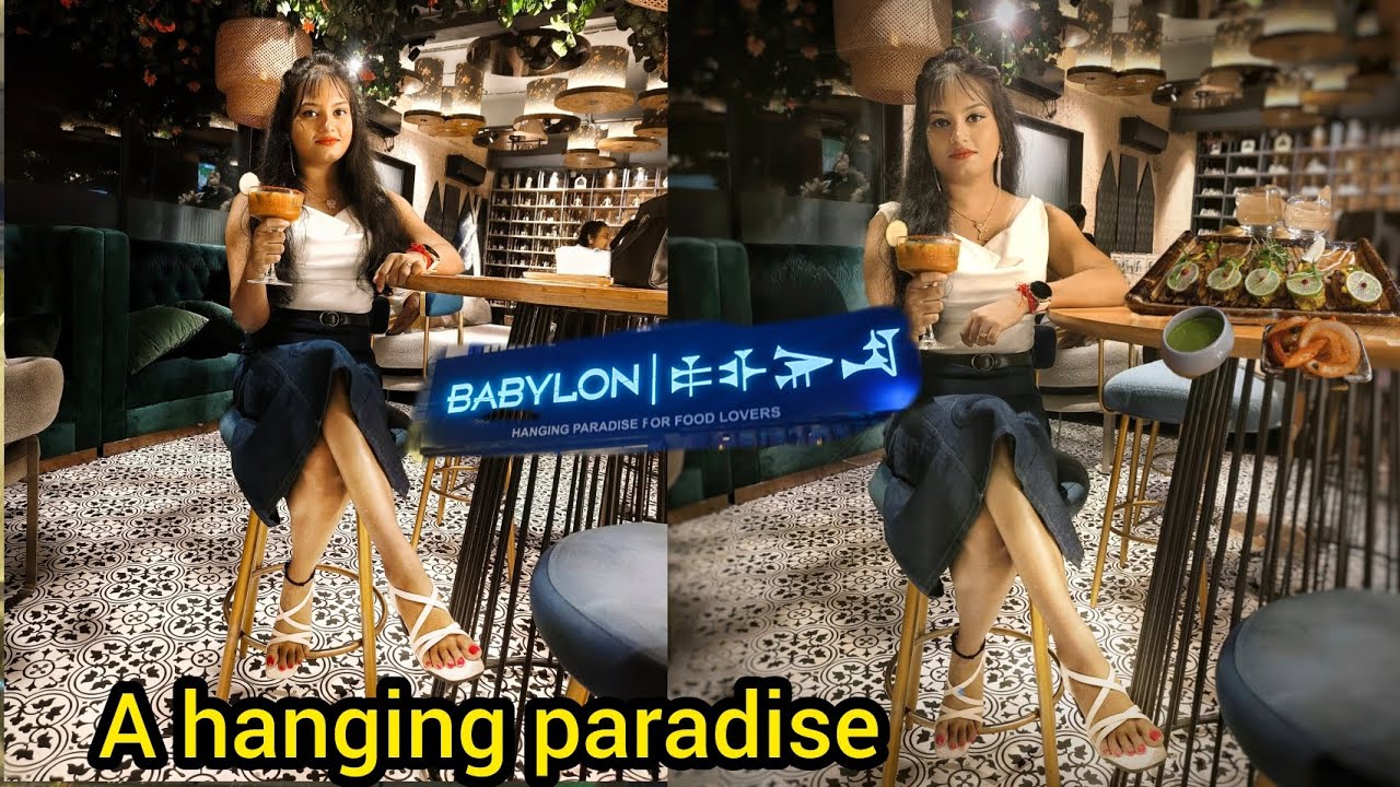 Babylon Lounge kolkata || a hanging paradise || dinner time❤️