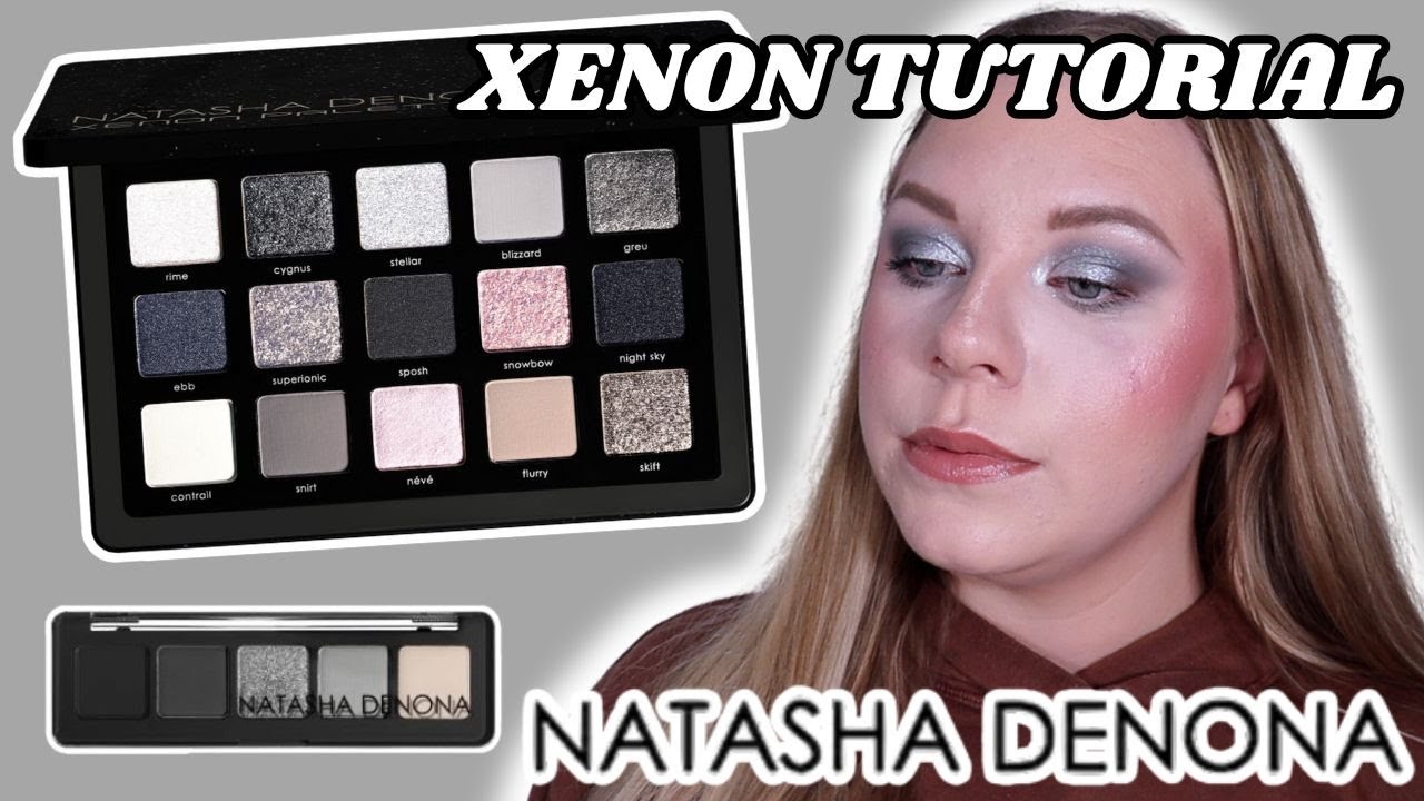 NATASHA DENONA XENON TUTORIAL 🩶🖤 | worth buying? | makeupwithalixkate