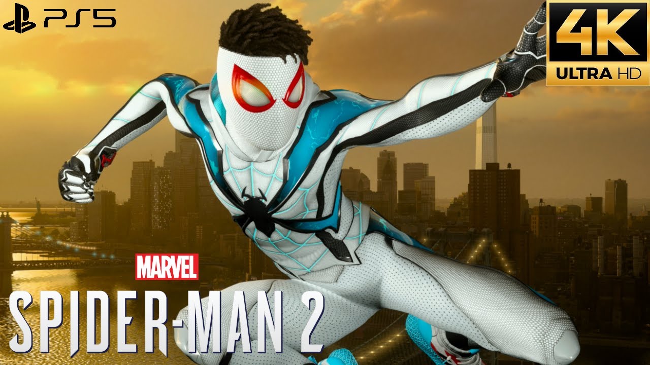 Marvel's Spider-Man 2 PS5 - Evolved Suit Free Roam Gameplay (4K 60FPS)